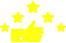 Cinco estrelas no Google